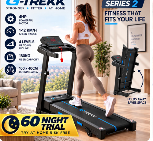 Trekk treadmill 4hp - treadmill, 8%
